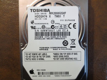 Toshiba MK2555GSXF HDD2H74 X TW01 T 010 D3/FH405B Apple#655-1550D 250gb Sata  XTW01T/FH405B (T)