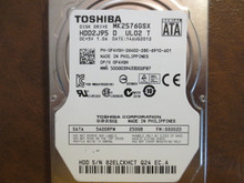 Toshiba MK2576GSX HDD2J95 D UL02 T FW:GS002D 250gb Sata (Donor for Parts)