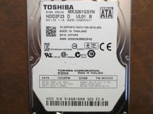 Toshiba MK3261GSYN HDD2F23 D UL01 B FW:MH000D 320gb Sata