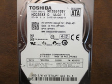 Toshiba MK3261GSY HDD2E83 D UL02 T FW:MC001D 320gb Sata
