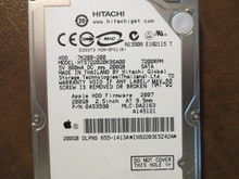 Hitachi HTS722020K9SA00 PN:0A53590 MLC:DA2163 Apple#655-1413A 200gb Sata