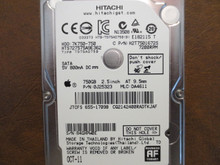 Hitachi HTS727575A9E362 PN:0J25323 MLC:DA4611 Apple#655-1709B 750gb Sata