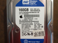 Western Digital WD1600AAJS-40H3A2 DCM:DHNNHT2CBN Apple#655-1470D 160gb Sata
