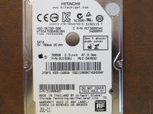 Hitachi HTS547550A9E384 PN:0J15361 MLC:DA3932 Apple#655-1683A 500gb Sata