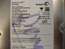 Seagate ST380011AS 9W2013-007 FW:3.00 AMK 80gb Sata (Donor for Parts)