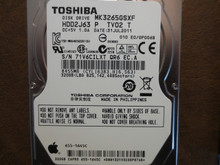 Toshiba MK3265GSXF HDD2J63 P TV02 T 010 E0/GP006B Apple#655-1645C 320gb Sata