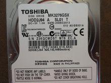 Toshiba MK3276GSX HDD2J94 A SL01 T 010 A0/GS001A 320gb Sata