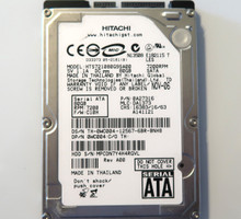 Hitachi HTS721080G9SA00 0A27316 DA1373 C10H Thailand 80gb 2.5" Sata HDD NOV-06