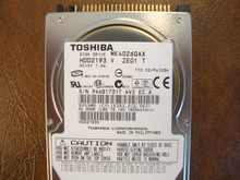 Toshiba MK4026GAX HDD2193 V ZE01 T 110 C0/PA103H 40gb IDE  (Donor for Parts)