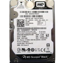 WD WD5000BPKT-75PK4T0 DCM:EHCTJAB (WX61) Malaysia 500gb 2.5" Sata hard drive