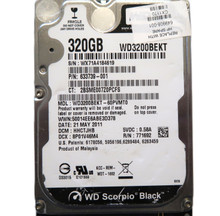 WD WD3200BEKT-60PVMT0 HHCTJHB (WX71) Malaysia 2.5" 320gb Sata MAY/2011