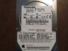 Toshiba MK6034GSX HDD2D35 H ZK01 S 010 A0/AH105B Apple 655-1312A 60gb Sata  (Donor for Parts)