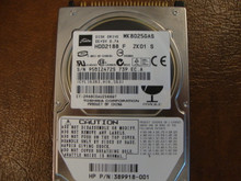 Toshiba MK8025GAS HDD2188 F ZK01 S 610 A0/KA024A HP# 389918-001 80gb IDE (Donor for Parts) 95QI2472S