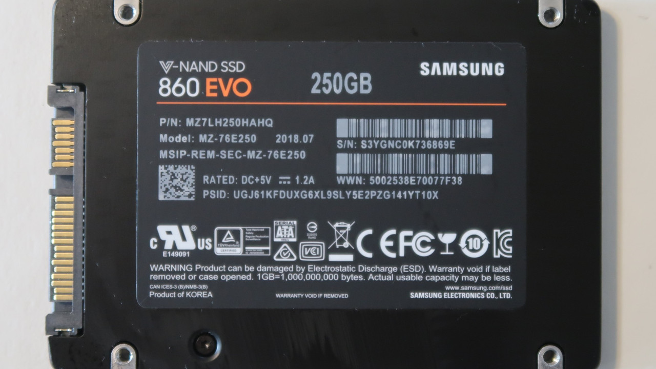 Samsung MZ-76E250 MZ7LH250HAHQ 860 EVO 2.5" 250gb Sata SSD - Effective  Electronics