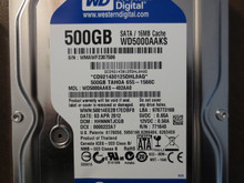 Western Digital WD5000AAKS-402AA0 DCM:HHNNNTJCGB Apple#655-1566C 500gb Sata