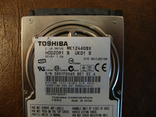 Toshiba MK1246GSX HDD2D91 B UK01 S  010 B0/LB213M 120gb  Sata (Donor for Parts) 385YFDX6S