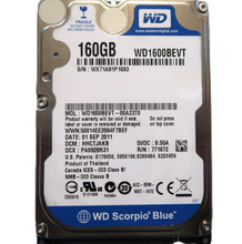 WD WD1600BEVT-00A23T0 HHCTJAKB (WX71) Thailand 160gb 2.5" Sata HDD SEP/2011