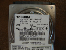 Toshiba MK1246GSX HDD2D91 B UK01 T  010 B0/LB213M 120gb  Sata (Donor for Parts) 28IGT1GVT