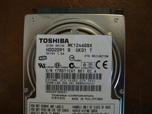 Toshiba MK1246GSX HDD2D91 B UK01 T  010 B0/LB213M 120gb  Sata (Donor for Parts) Y7QDT1CGT