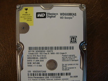 WD WD600BEAS-00KZT0 DCM:HCTJBB 60gb Sata   (Donor for Parts)