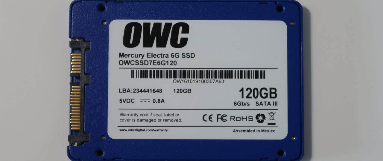 OWC OWCSSD7E6G120 Mercury Electra 6Gb/s Sata III 2.5" 120gb SSD - Effective  Electronics