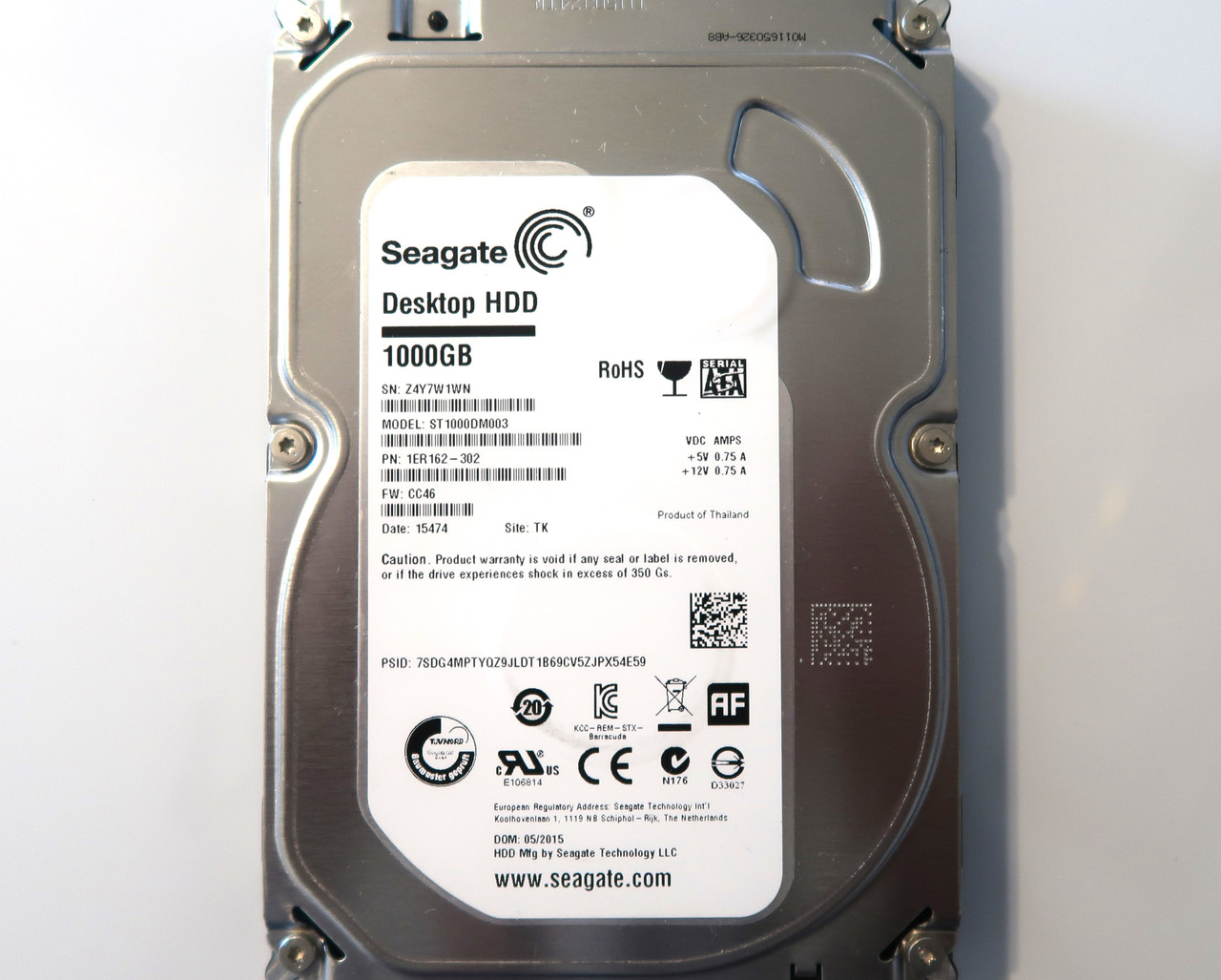 ✨4個セット✨HDD 1000GB✨大容量1TB✨2.5インチ✨05-03 ③✨4個セット✨HDD 1000GB✨大容量1TB✨2.5インチ