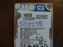 WD WD1600BEVT-00ZCT0 DCM:HBNV2BN 160gb Sata (Donor for Parts)