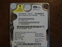 WD WD1600BEVT-22ZCT0 DCM:HANV2HB 160gb Sata (Donor for Parts)