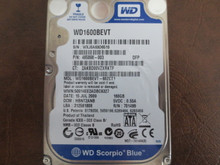 WD WD1600BEVT-60ZCT1 DCM:HBNT2ANB 160gb Sata (Donor for Parts)