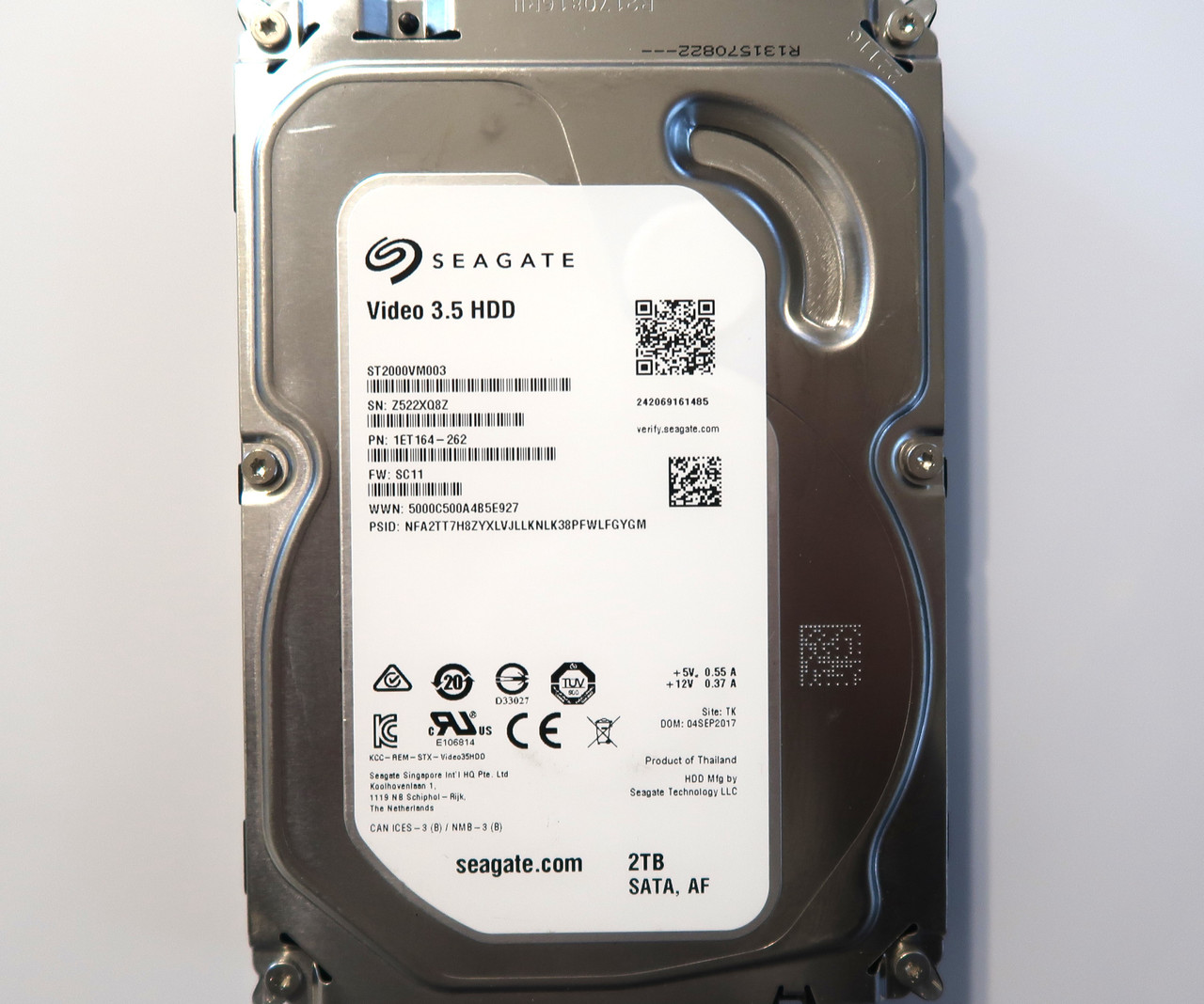 (未使用･未開封品)　st3100011?a、4lh、TK、PN 9?W2072???175、FW 3.02、Seagate 100?gb Ide 3.5ハードドライブ f4u0baa Seagate ST318404LC SCSI Hard Drive