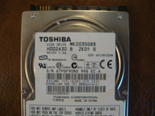 Toshiba MK2035GSS HDD2A30 B ZK01 S 020 A0/DK020M 200gb Sata (Donor for Parts) 67PFG90NS
