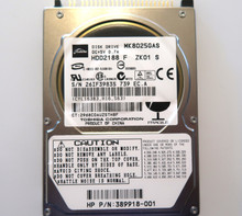 Toshiba MK8025GAS HDD2188 F ZK01 S 610 A0/KA024A 2.5" 80gb IDE HP# 389918-001