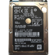 Hitachi HTS541010A9E662 0J38093 DA5747 (EZJA) Thailand 2.5" 1TB Sata SEP-14