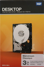 WD Desktop 3.5" 5400rpm 64MB 6Gb/s 3TB HDD WDBH2D0030HNC-NRSN "New in Box"