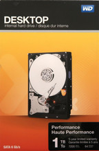 WD Desktop 3.5" Sata 7200rpm 64MB 6Gb/s 1TB HDD WDBSLA0010HNC-NRSN *New in Box*
