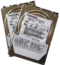 *Lot of 2* Toshiba MK8034GSX 5400rpm 1.5Gb/s 8MB 2.5" 80gb Sata hard drives