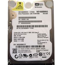 WD WD1600BMVS-11F9S0 HANTJABB (WXE8) Thailand 2.5" 160gb Sata HDD 08/2008