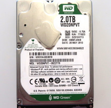 WD WD20NPVT-00Z2TT0 (WX91A) HBMTJHKB Thailand 2000gb 2.5" Sata 05/2013