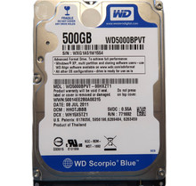 WD WD5000BPVT-00HXZT1 HHOTJBBB (WXG1) Thailand 2.5" 500gb Sata HDD 07/2011