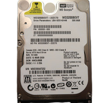 WD WD3200BEVT-22ZCT0 HHCVJBBB (WXE3) Thailand 2.5" 320gb Sata HDD MAR/2008