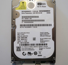 Western Digital WD3200BMVV-11DCLS0 HHBVJHBB (WX71) Thailand 320gb USB JAN/2010