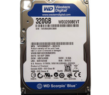 WD WD3200BEVT-00ZAT0 HBCVJHBB (WXB0) Thailand 2.5" 320gb Sata HDD SEP/2009