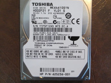 Toshiba MK6461GSYN HDD2F21 F VL01 S 010 A0/MH000C 640gb Sata Y1F5F12AS