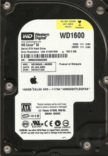 Western Digital WD1600JD-40GBB2 DCM:DSCACTJAA Apple 655-1179A 160gb