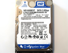 WD WD1600BEVT-88ZCT0 HHCT2BNB (WXE) Thailand 160gb 2.5" Sata HDD 23MAR2009