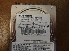 TOSHIBA MK1234GSX HDD2D31 C ZK01 T 010 A0/AH001A SATA 120GB