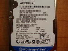 WESTERN DIGITAL WD1600BEVT-60ZCT1 DCM:HANVJBBB (U17018)