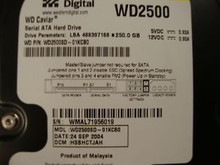 WESTERN DIGITAL WD2500SD-01KCB0 DCM: HSBHCTJAH SATA 190490359432