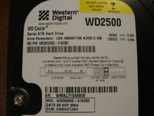 WESTERN DIGITAL WD2500SD-01KCB0 DCM: HSBHCTJAH SATA 360335962208
