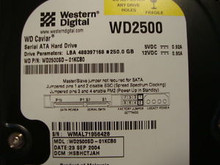 WESTERN DIGITAL WD2500SD-01KCB0 DCM: HSBHCTJAH SATA 360335960677